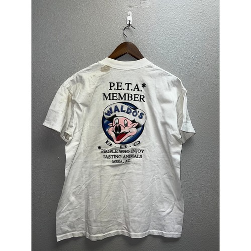 Vintage bbq shirt waldos - vintage,
